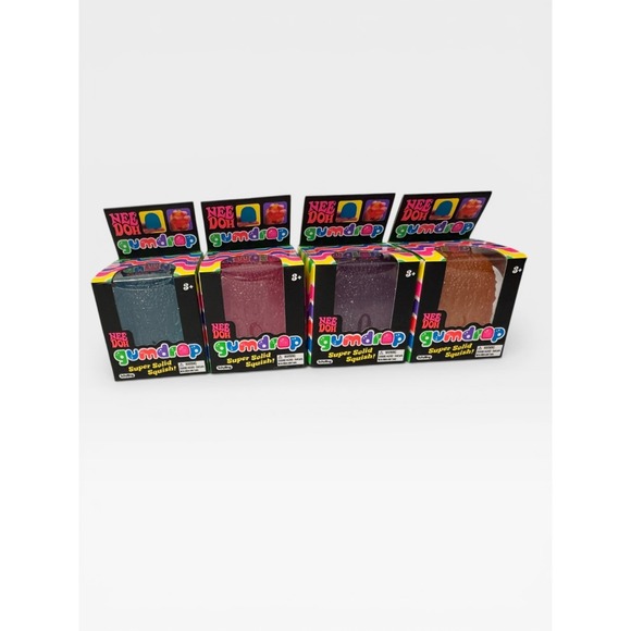 Needoh Gumdrop Fidget Squishy Purple Fidget Toy Nee Doh FAST SHIP AUTHENTIC-USA - Picture 4 of 6